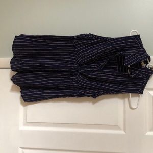 Luxe essentials red white and blue maternity tank